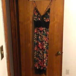 Zara floral and lace jumpsuit